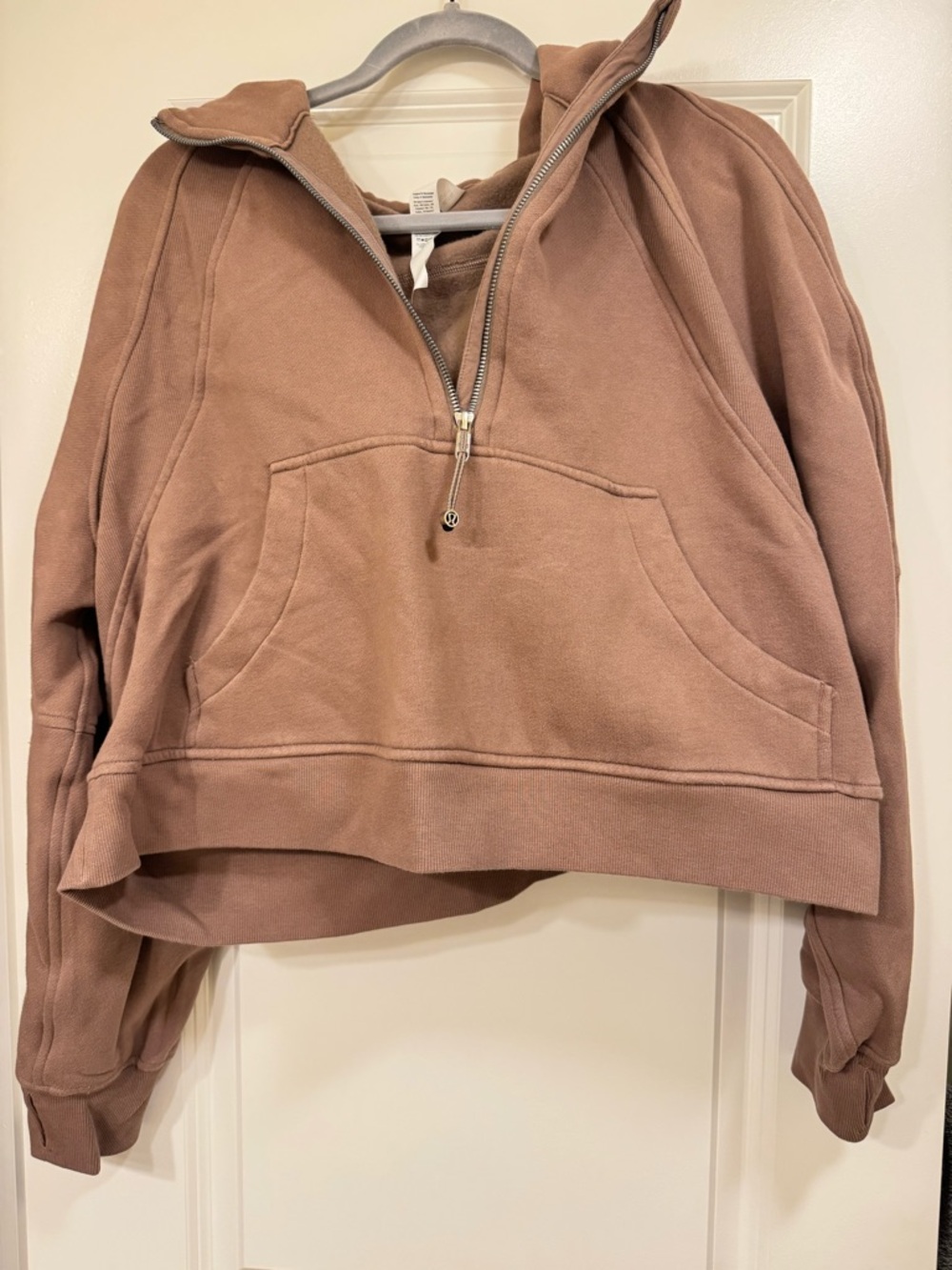 lululemon Taupetastic Scuba Oversized Half-Zip Hoodie